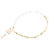 Sex & Mischief Pearl Day Collar - Pearl/Gold Necklace - Image 4