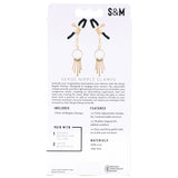 Sex & Mischief Verge Nipple Clamps - Gold Nipple Clamps - Set of 2 - Image 6