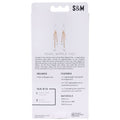 Sex & Mischief Pearl Nipple Ties - Gold/Pearl Nipple Restraints - Set of 2