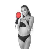 Sex & Mischief Amor Paddle - Red/Black Spanking Paddle - Image 4