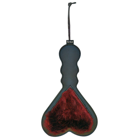 Sex & Mischief Enchanted Heart Paddle - Red/Black Paddle - Image 1