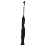 Sex & Mischief Sparkle Flogger - Black/Sparkle 78 cm Flogger Whip - Image 2