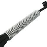Sex & Mischief Sparkle Flogger - Black/Sparkle 78 cm Flogger Whip - Image 3