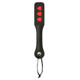 Sex & Mischief Heart Paddle - Black Paddle - Image 1