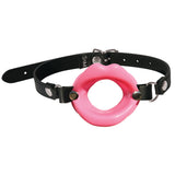 Sex & Mischief Silicone Lips Mouth Gag - Pink - Pink Mouth Restraint - Image 2