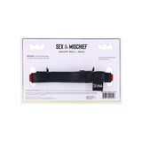 Sex & Mischief Amor Ball Gag - Red/Black Mouth Restraint - Image 9