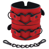 Sex & Mischief Amor Handcuffs - Red Restraints - Image 4