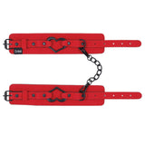 Sex & Mischief Amor Handcuffs - Red Restraints - Image 5