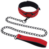 Sex & Mischief Amor Collar and Leash - Red Restraint - Image 3