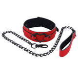Sex & Mischief Amor Collar and Leash - Red Restraint - Image 4