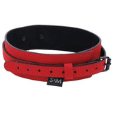Sex & Mischief Amor Collar and Leash - Red Restraint - Image 5