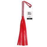Sex & Mischief Amor Sparkle Flogger - Red 33 cm Flogger Whip - Image 1