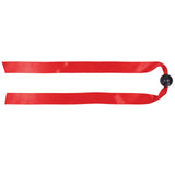 Sex & Mischief Amor Satin Ball Gag - Red/Black Mouth Restraint - Image 5