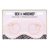 Sex & Mischief Peaches n CreaMe Blindfold - Peach Eyemask - Image 8