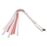 Sex & Mischief Peaches n CreaMe Stripe Flogger - Peach 80 cm Flogger Whip - Image 2