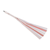Sex & Mischief Peaches n CreaMe Stripe Flogger - Peach 80 cm Flogger Whip - Image 5