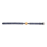 Sex & Mischief Cougar Ball Gag - Navy Blue/Gold Mouth Restraint - Image 7