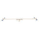 Sex & Mischief Cougar Nipple Clamps - Gold Nipple Clamps with 33 cm Chain - Image 3