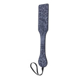 Sex & Mischief Cougar Studded Paddle - Navy Blue Paddle with Gold Studs - Image 3