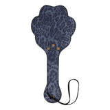 Sex & Mischief Cougar Paw Paddle - Navy Blue/Gold Spanking Paddle - Image 4