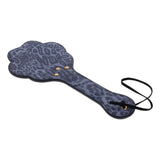 Sex & Mischief Cougar Paw Paddle - Navy Blue/Gold Spanking Paddle - Image 8
