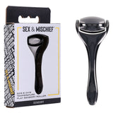 S&M Exs & Ohs Temperature Play Sensory Roller - Gunmetal Roller - Image 1