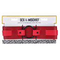 S&M Exs & Ohs Bound and Belted - Red Bondage Belt