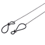 S&M Exs & Ohs Body Jewelry with Nipple Ties - Metal Chain with Nipple Ties - Image 6
