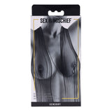 S&M Exs & Ohs Body Jewelry with Nipple Ties - Metal Chain with Nipple Ties - Image 9