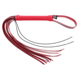 S&M Exs & Ohs Crystal Flogger - Red Flogger Whip - Image 4