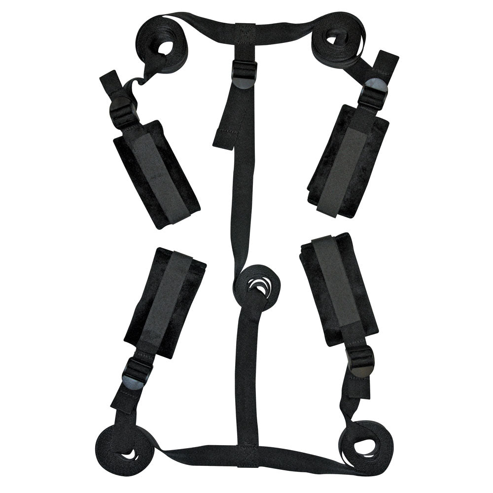 Sex & Mischief Bed Bondage Restraint Kit - Under the Bed Restraint