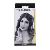 Sex & Mischief Satin Blindfold Black - Black Blindfold - Image 9