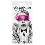 Sex & Mischief Satin Blindfold Hot Pink - Hot Pink Blindfold - Image 3