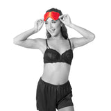 Sex & Mischief Amor Blindfold - Red Padded Blindfold - Image 5