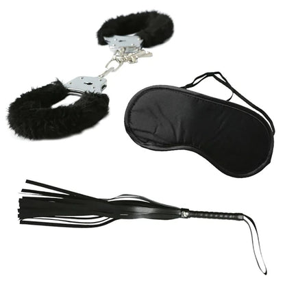 Sex & Mischief 3 Piece Intro to S&M Kit - Beginner Bondage Kit - 3