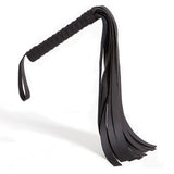 Sex & Mischief Faux Leather Flogger - Black Flogger Whip - Image 3