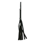 Sex & Mischief Faux Leather Flogger - Black Flogger Whip - Image 4