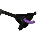 Sex & Mischief Strap-On & Silicone Dildo Kit - Black/Purple Adjustable Strap-On - Image 4