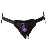 Sex & Mischief Strap-On & Silicone Dildo Kit - Black/Purple Adjustable Strap-On - Image 6