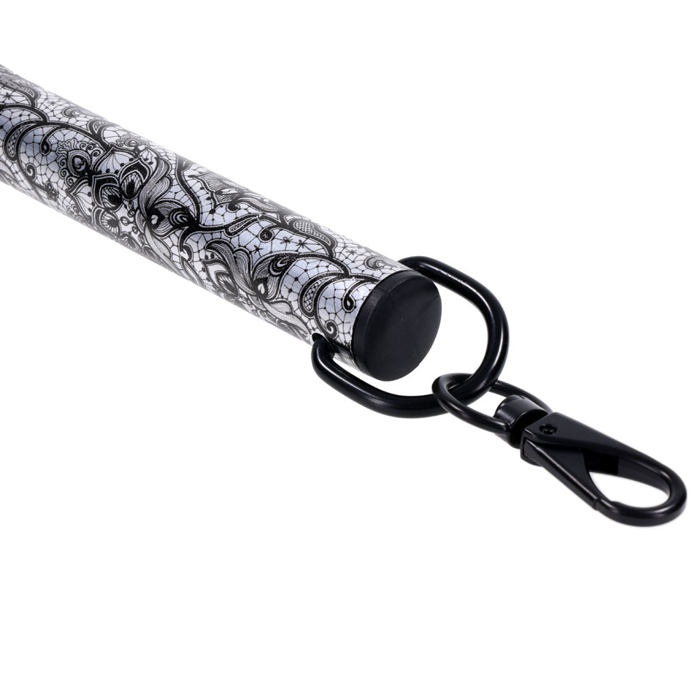 Sex & Mischief Lace Spreader Bar - Aluminium Restraint Bar