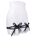 Sex & Mischief Laced Up Garters - Black Garters