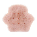Sex & Mischief Peaches n CreaMe Spiked Sensory Glove - Peach Furry Glove with Metal Spikes