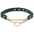 Sex & Mischief Indica Day Collar - Green/Gold Collar
