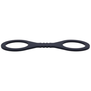 Sex & Mischief Shadow Small Silicone Cuffs - Black Small Restraints