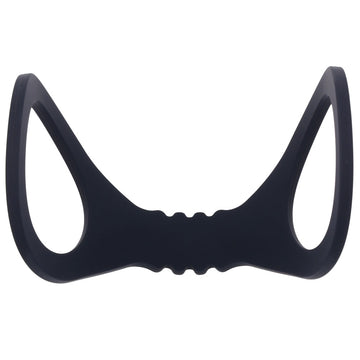 Sex & Mischief Shadow Small Silicone Cuffs - Black Small Restraints