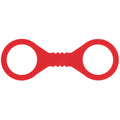 Sex & Mischief Amor Small Silicone Cuffs - Red Small Restraints