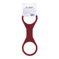 Sex & Mischief Enchanted Large Silicone Cuffs - Burgundy Large Restraints