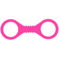 Sex & Mischief Small Hot Pink Silicone Cuffs - Hot Pink Small Restraints