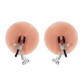 S&M Shadow Bell Nipple and Clit Jewelry - Metal Nipple Clamps and Clitoris Clamp