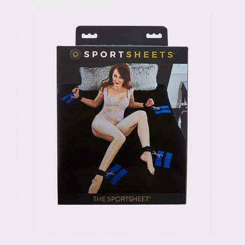 SPORTSHEETS The Sportsheet - Queen - Bed Restraint Play System - Fits Queen Size Bed - Image 1